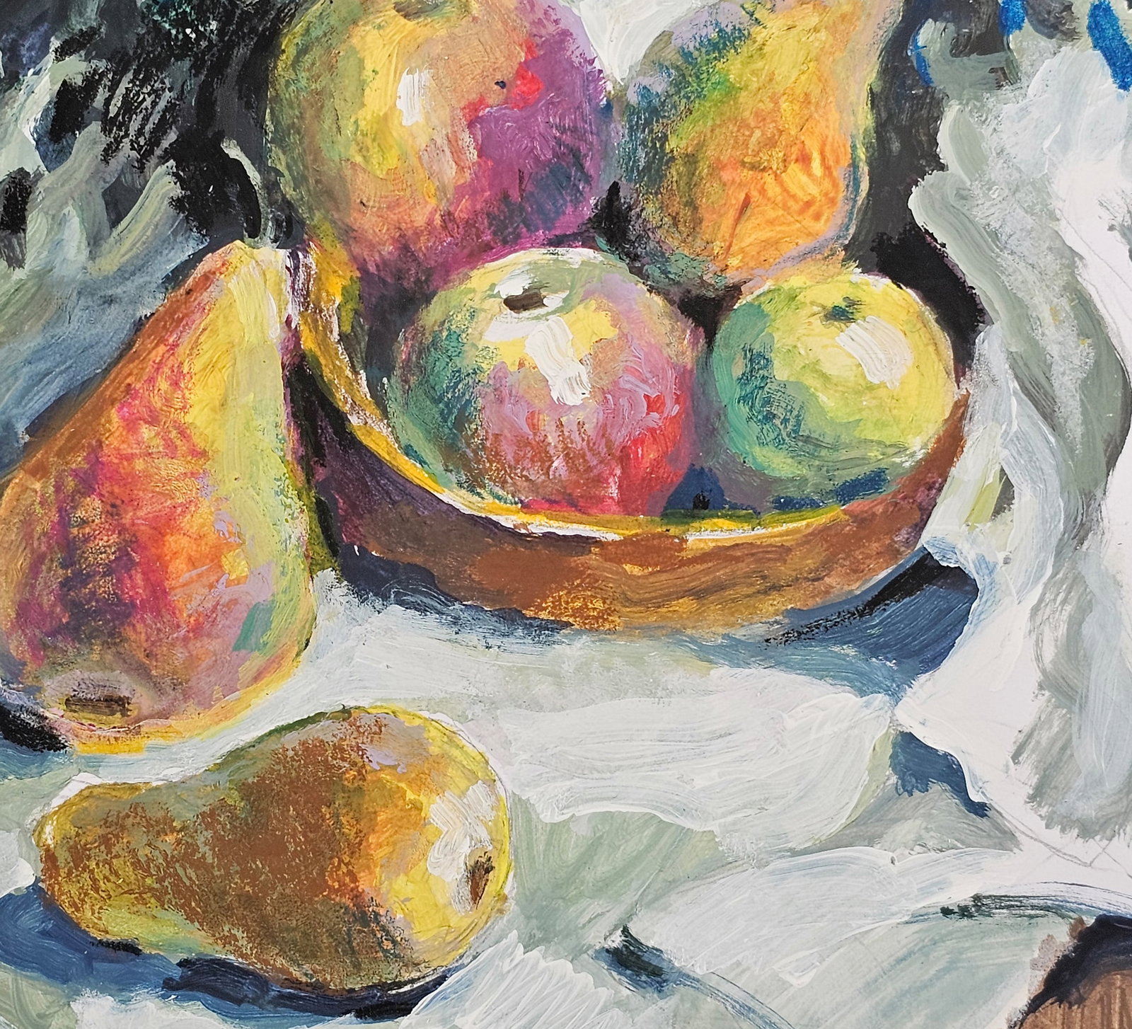 Acrylic painting Fruit still life Vyacheslav Petrovich Babac - 7