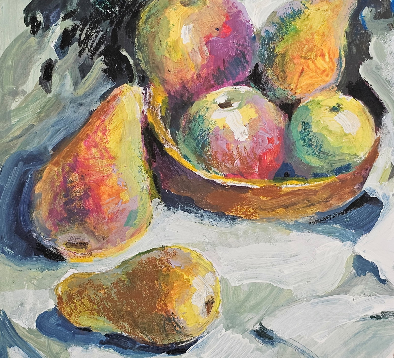 Acrylic painting Fruit still life Vyacheslav Petrovich Babac - 8