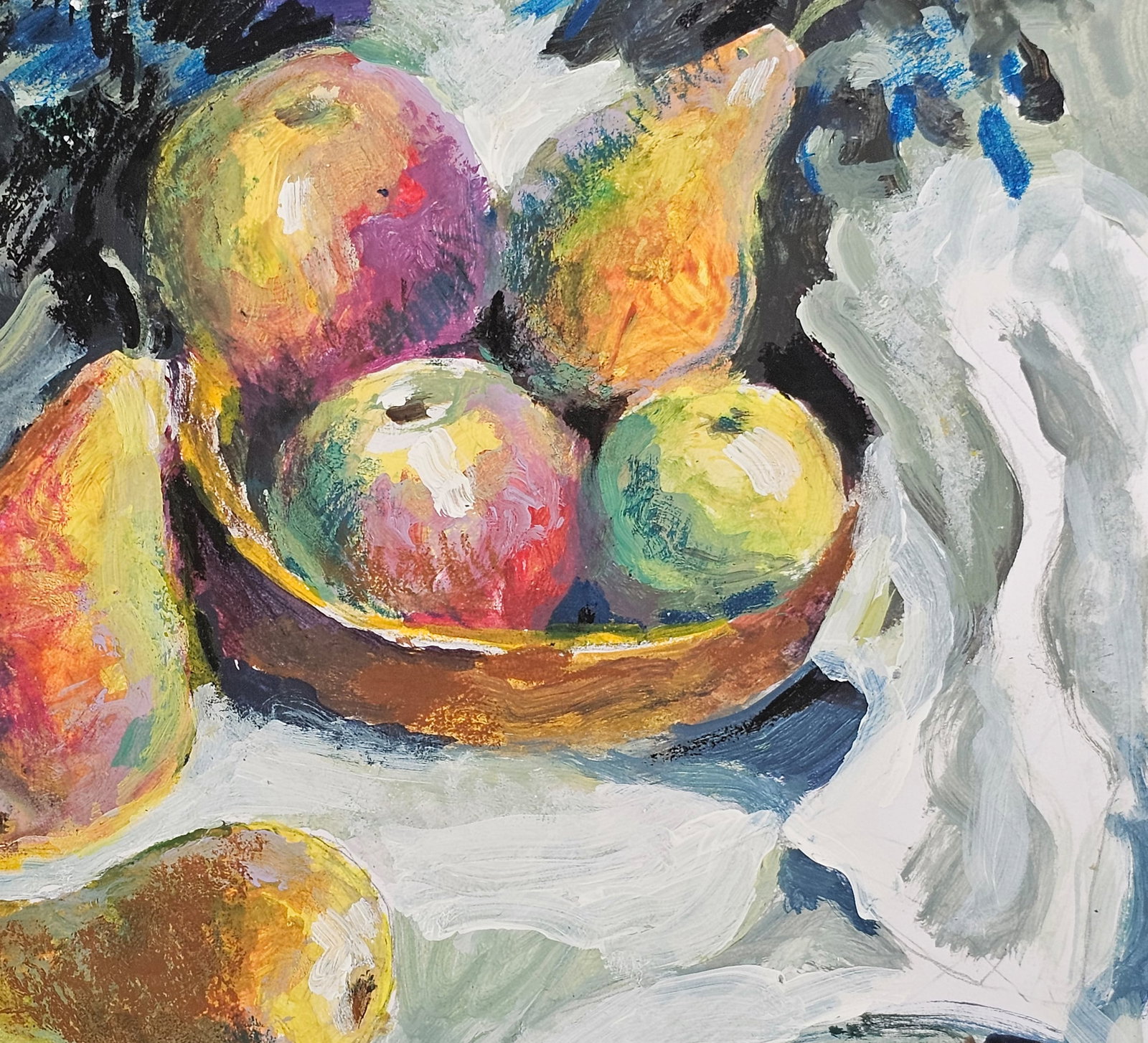 Acrylic painting Fruit still life Vyacheslav Petrovich Babac - 9