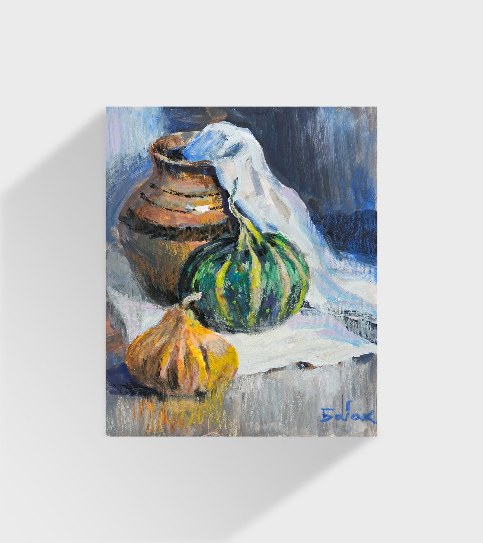 Acrylic painting Pumpkins Vyacheslav Petrovich Babac - 10