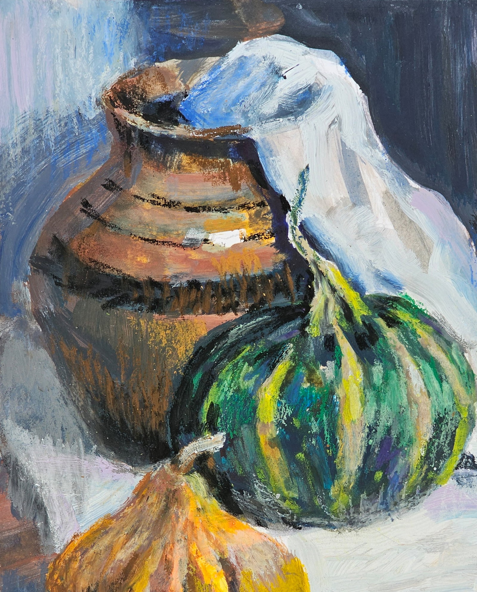 Acrylic painting Pumpkins Vyacheslav Petrovich Babac - 3