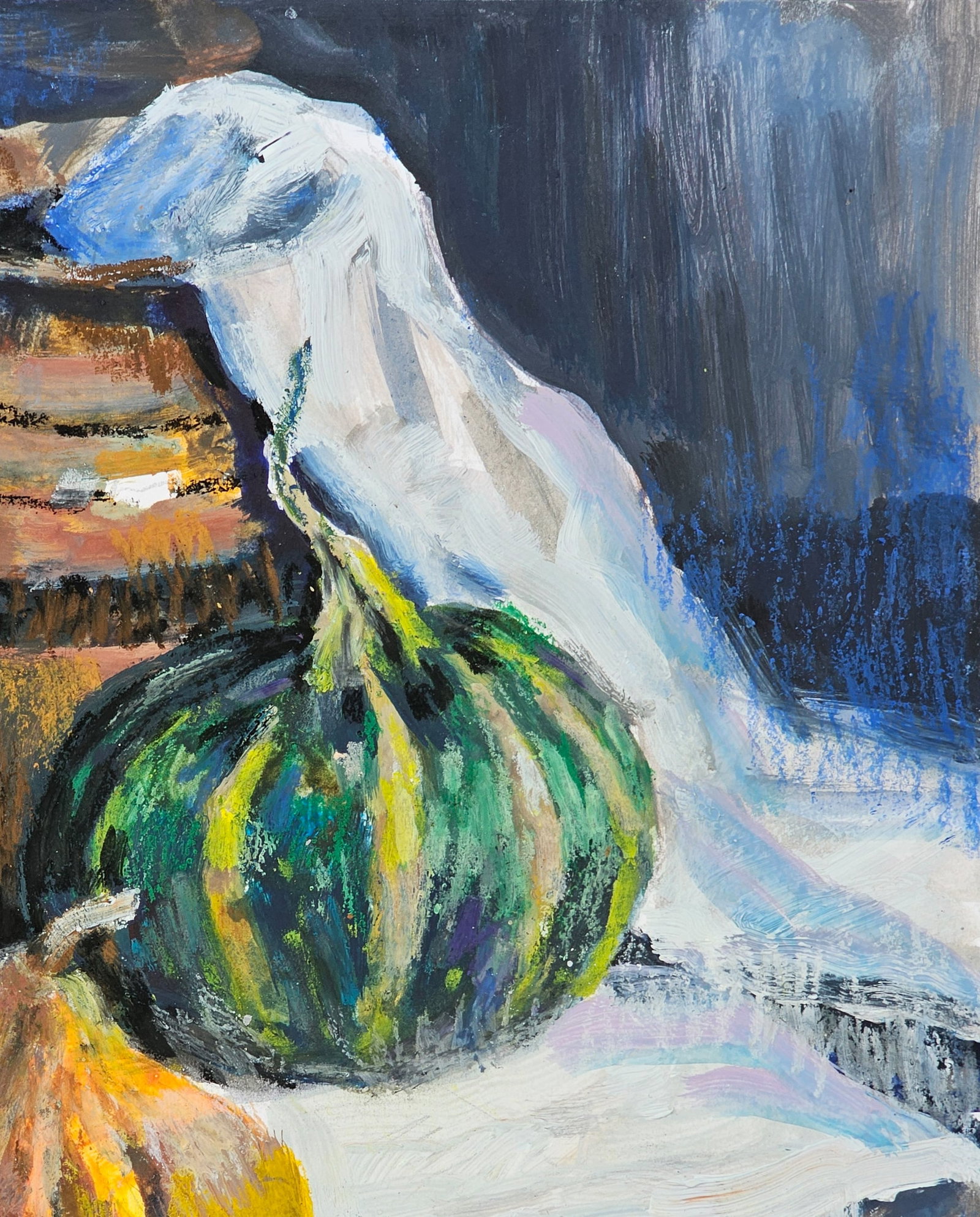 Acrylic painting Pumpkins Vyacheslav Petrovich Babac - 4