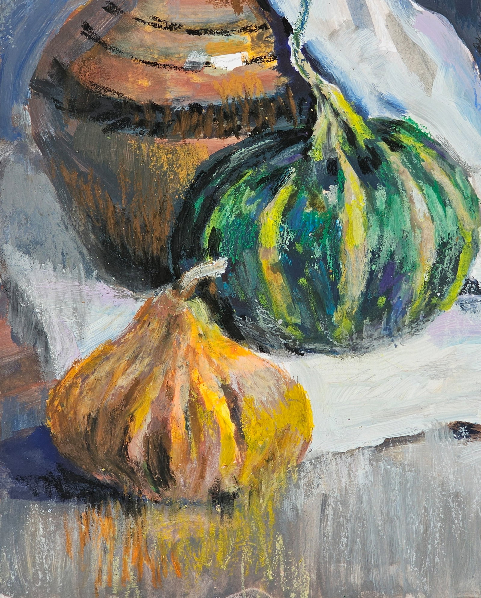 Acrylic painting Pumpkins Vyacheslav Petrovich Babac - 5