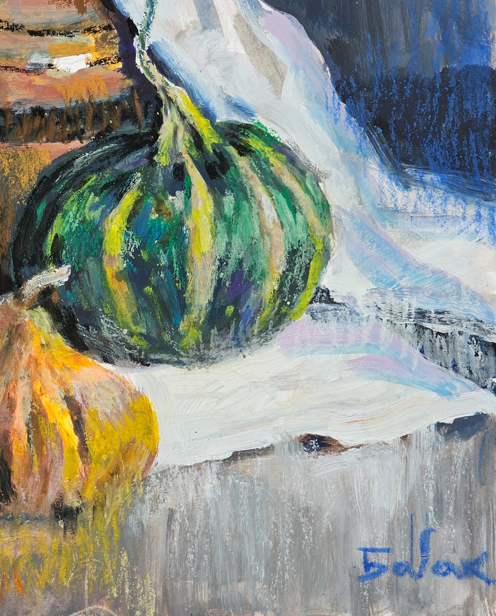 Acrylic painting Pumpkins Vyacheslav Petrovich Babac - 6