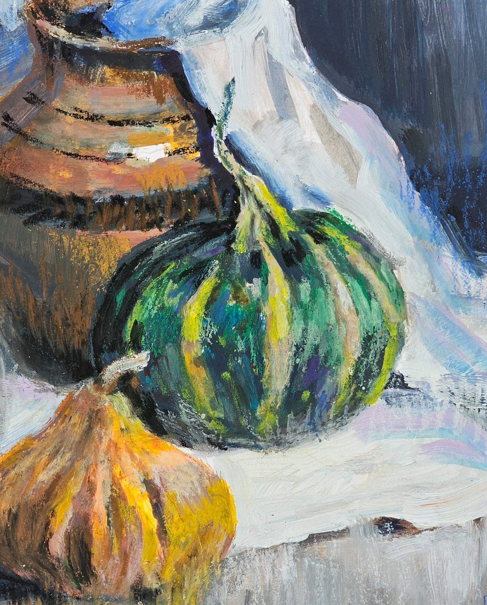 Acrylic painting Pumpkins Vyacheslav Petrovich Babac - 7