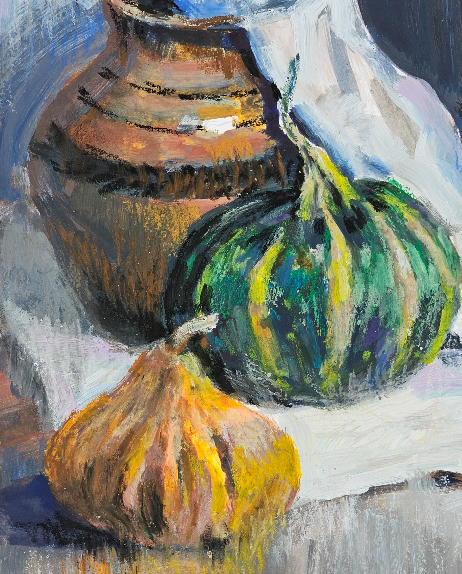 Acrylic painting Pumpkins Vyacheslav Petrovich Babac - 8