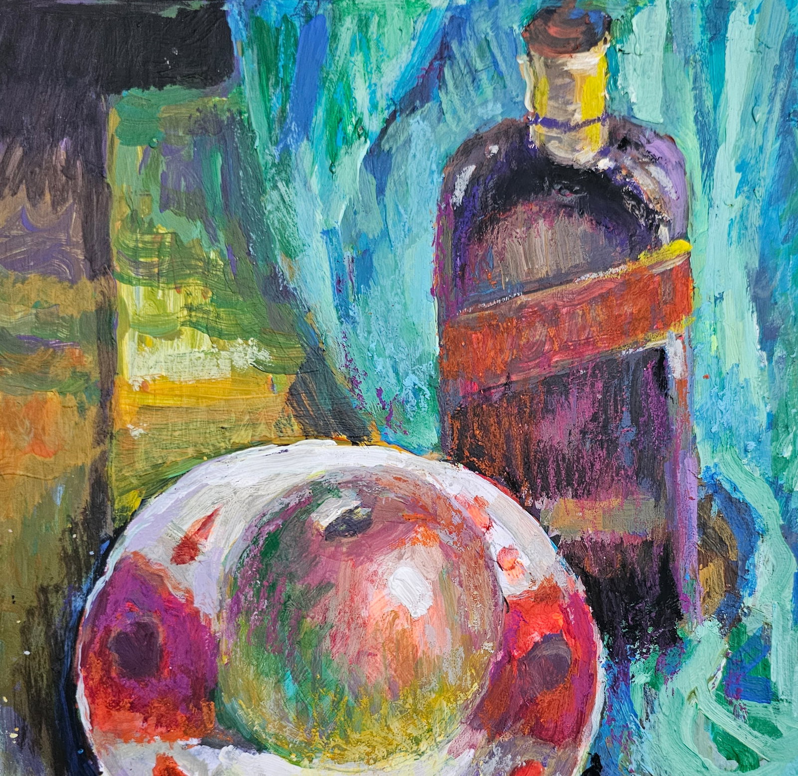 Acrylic painting still life Vyacheslav Petrovich Babac - 3
