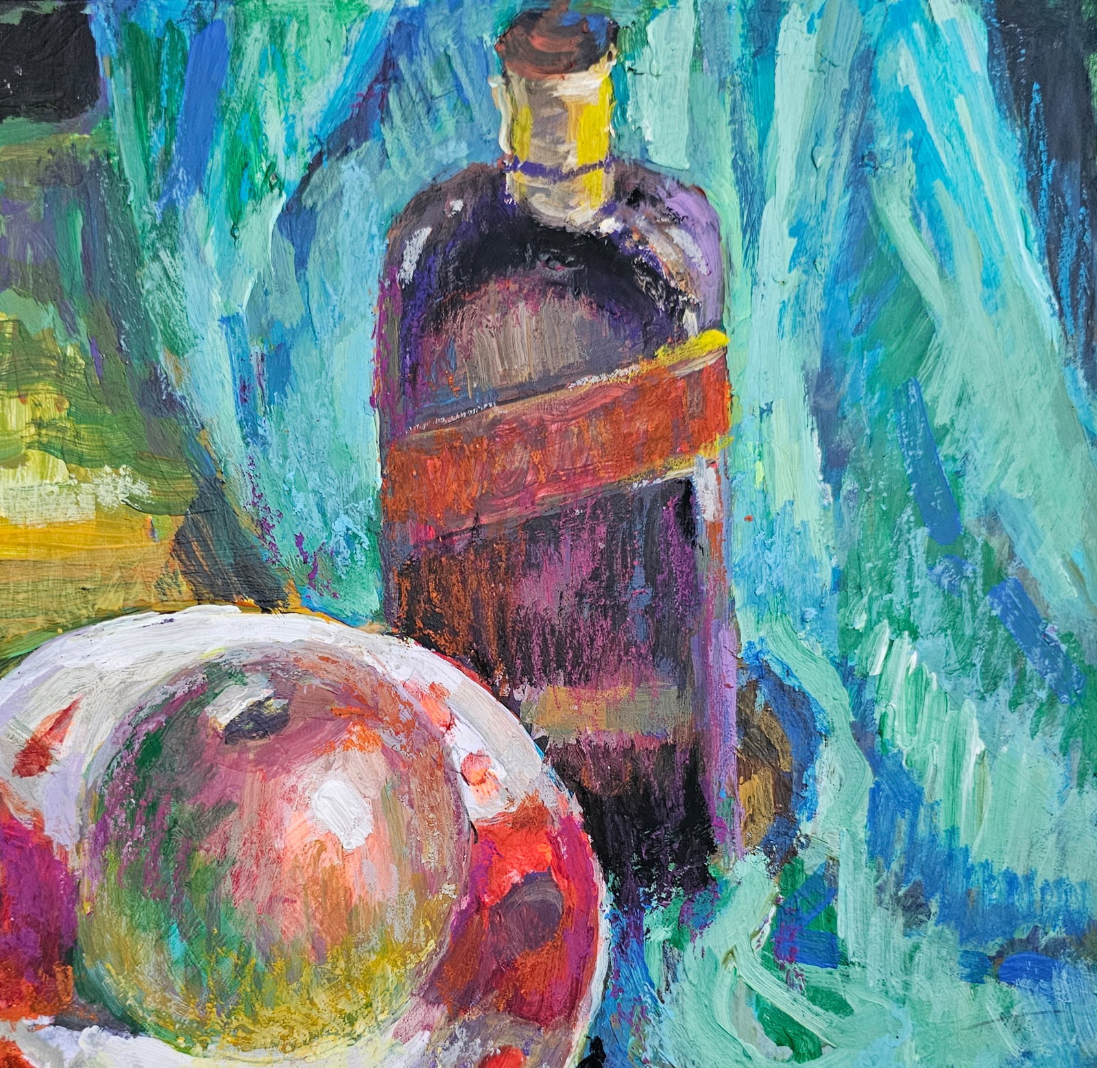 Acrylic painting still life Vyacheslav Petrovich Babac - 4