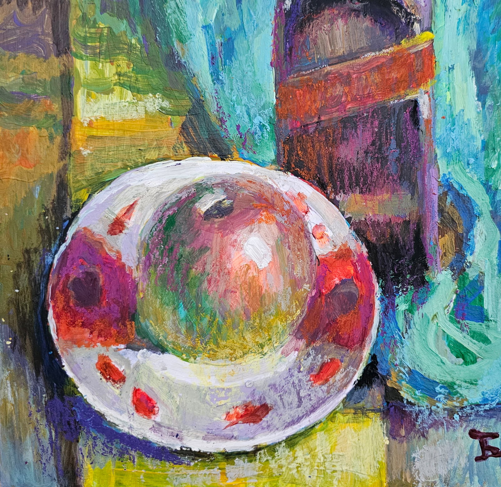 Acrylic painting still life Vyacheslav Petrovich Babac - 5