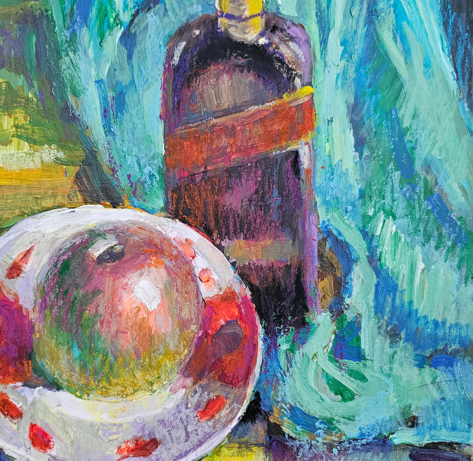 Acrylic painting still life Vyacheslav Petrovich Babac - 9