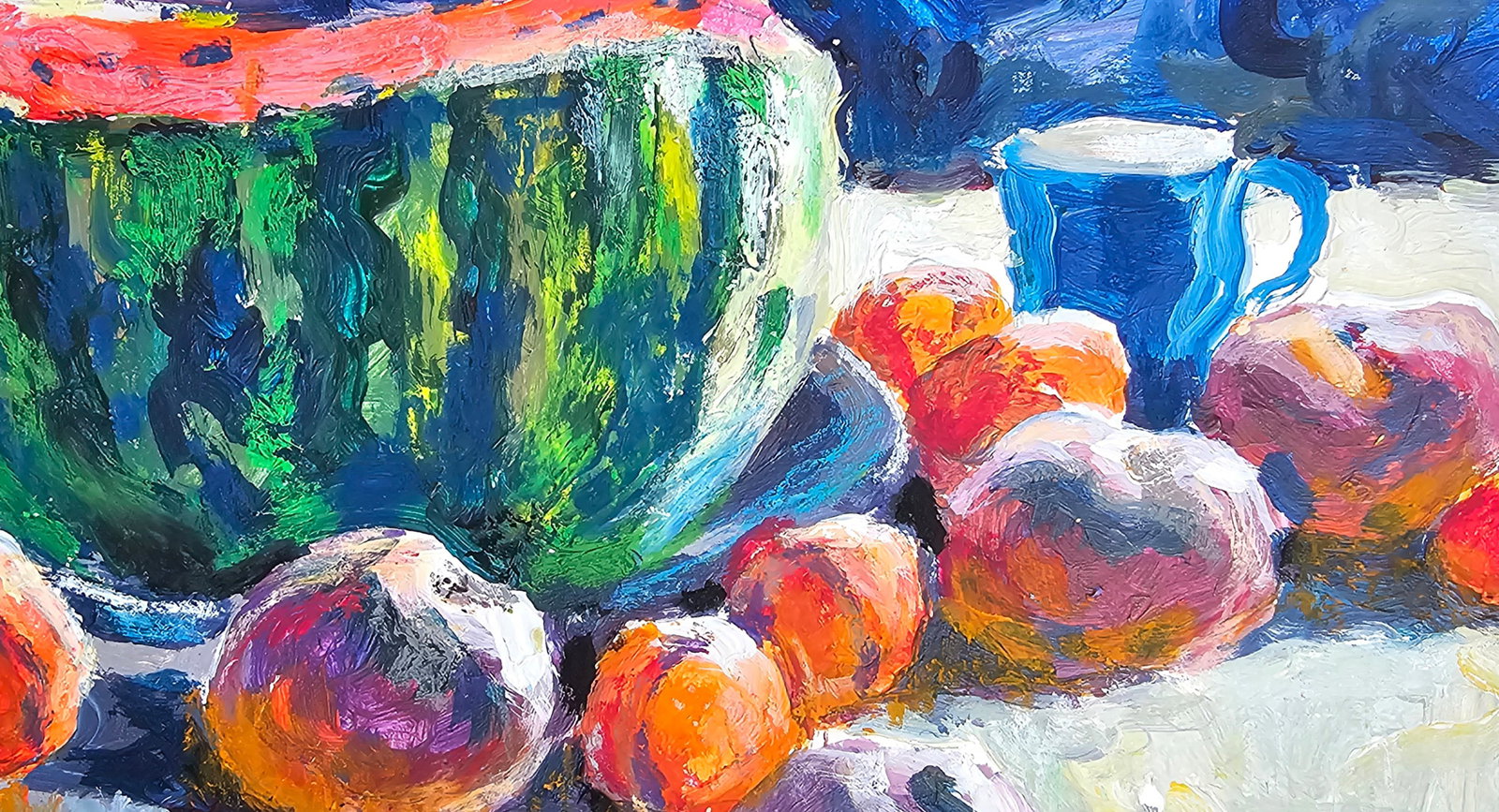 Acrylic painting the watermelon was delicious Vyacheslav Petrovich Babac - 7
