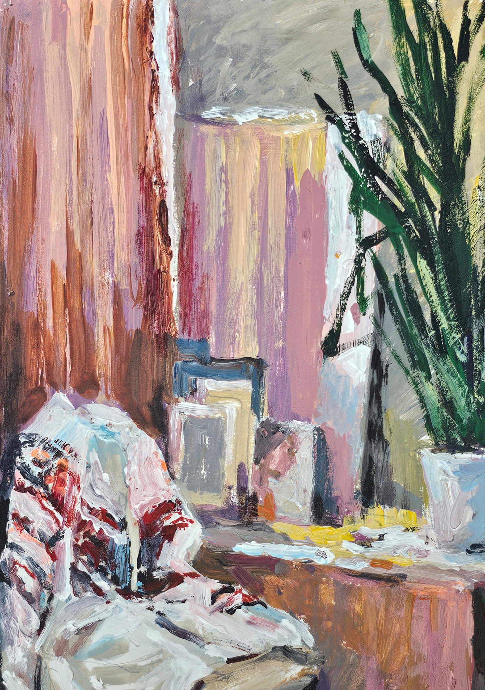 Acrylic painting Tatyana's embroidery Vyacheslav Petrovich Babac - 3