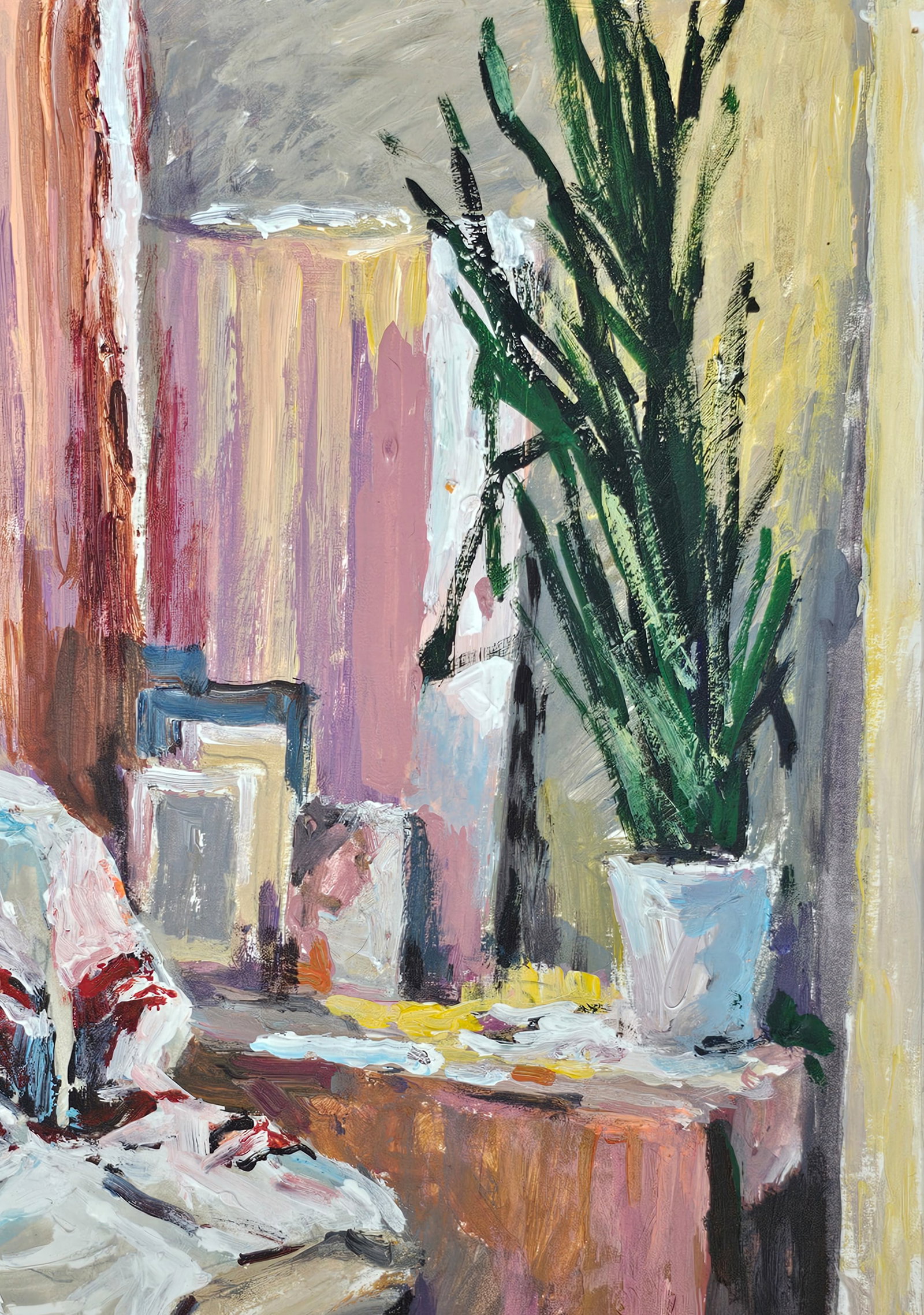 Acrylic painting Tatyana's embroidery Vyacheslav Petrovich Babac - 4