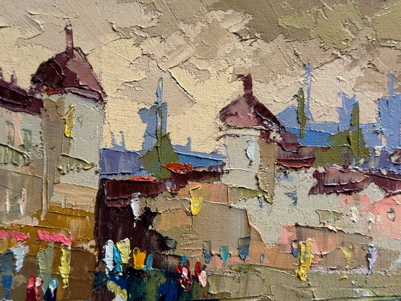 Oil painting with frame Lutsk city K. Leonid - 6