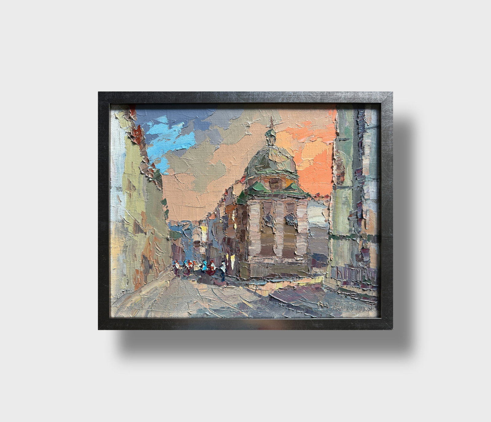 Oil painting with frame Boim chapel in Lviv K. Leonid - 12