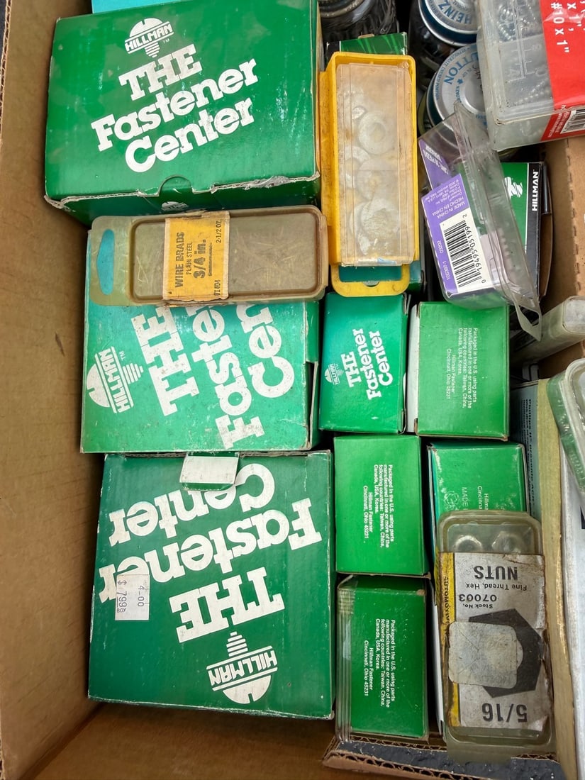 Collection of Assorted Fasteners, Hardware, and Small Parts - 2