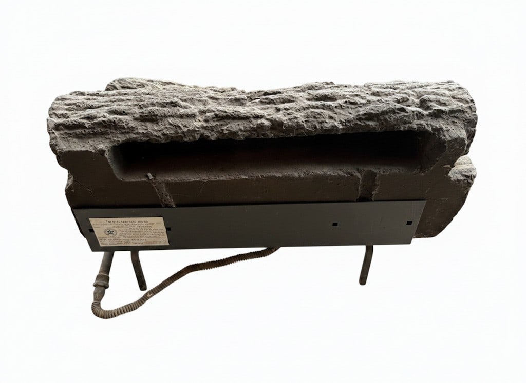 Sears Roebuck & Co. Gas Fireplace Heater with Ceramic Logs (1 of 6)