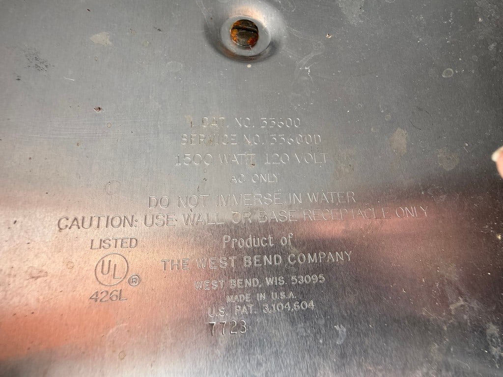 Vintage Mirro Medallion 100-Cup Aluminum Coffee Percolator Urn - 5