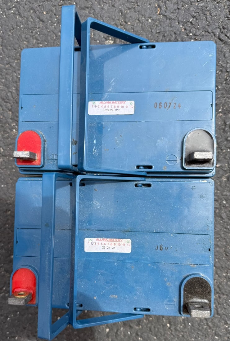 Pair of Power-Sonic PDC-12350NB 12-Volt 35Ah AGM Deep Cycle Batteries - 3