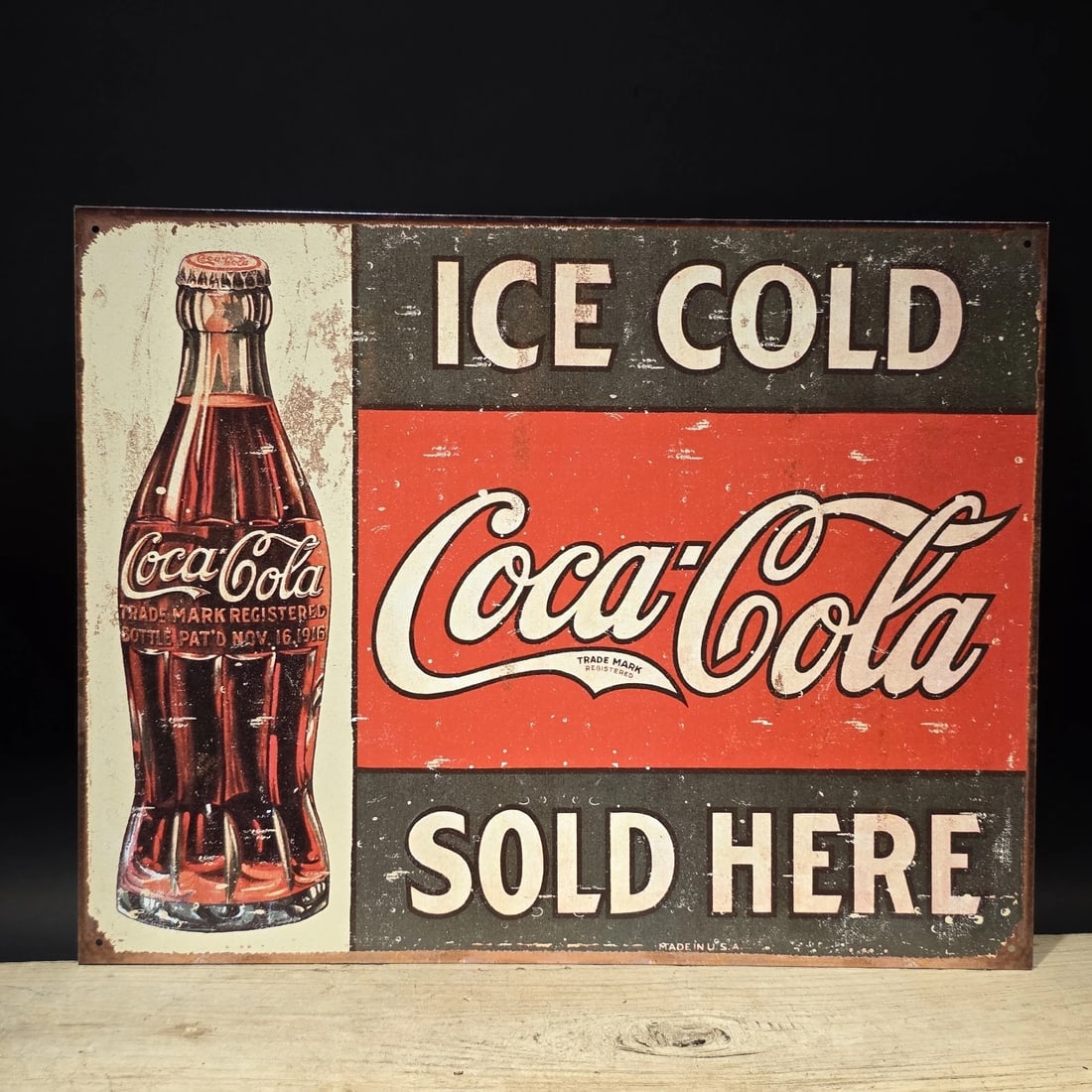 15" Coca-Cola Metal Gas Station Advertising Sign (1 of 8)