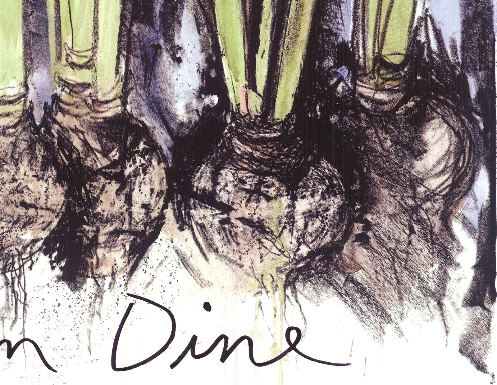Jim Dine - Anemones - 2004 Offset Lithograph 35 x 25"" - 4