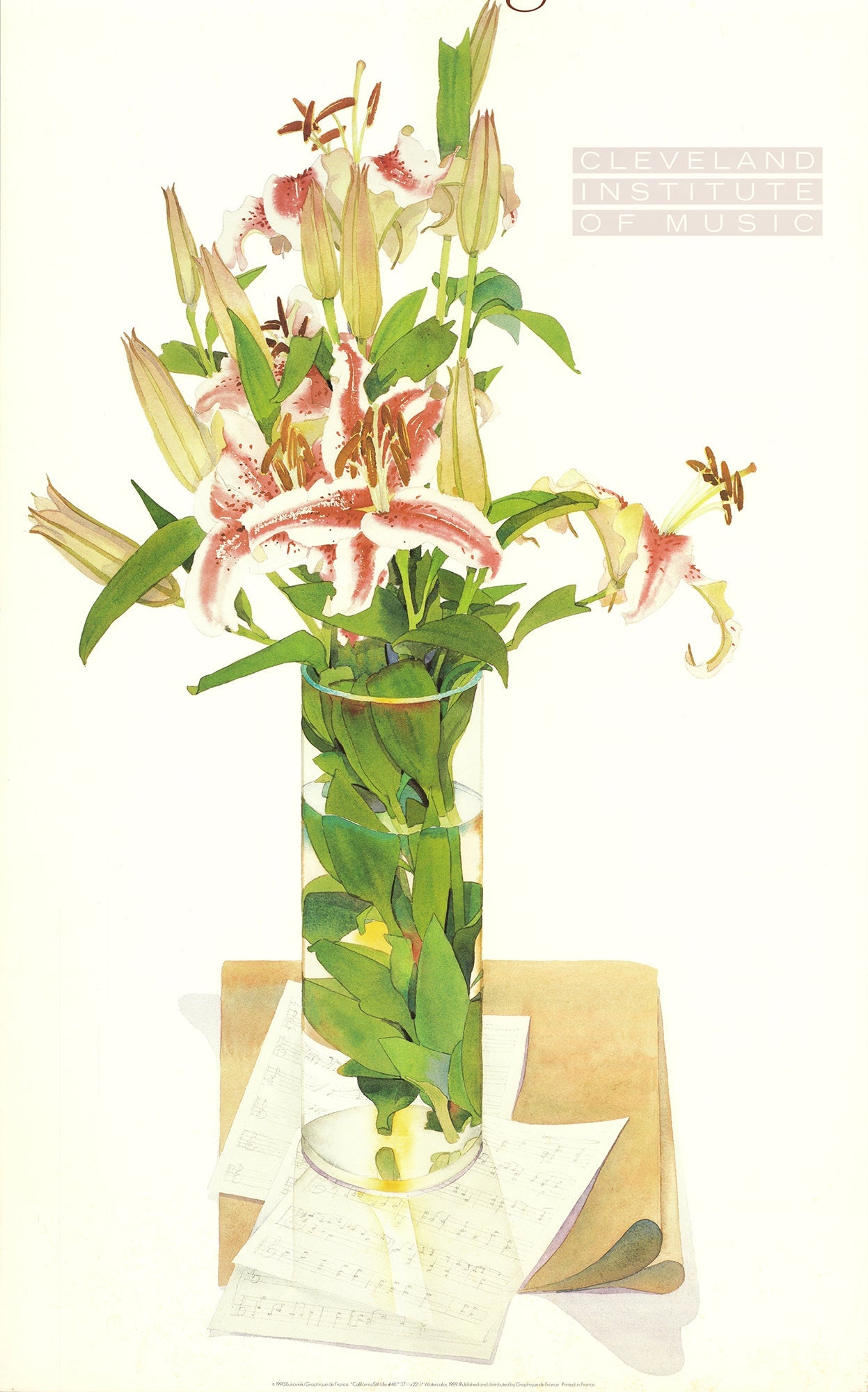 Gary Bukovnik - California Still Life #40 - 1990 Offset Lithograph 38.5 x 22.5"" - 2