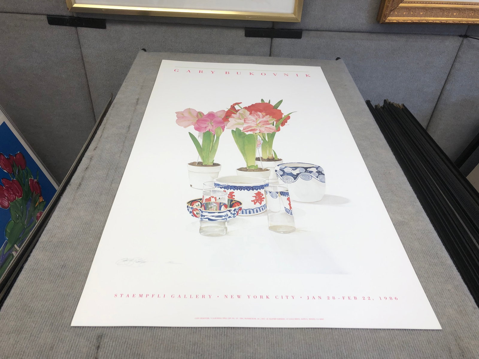 Gary Bukovnik - California Still Life No. 14 - 1986 Offset Lithograph 40 x 22"" - 5