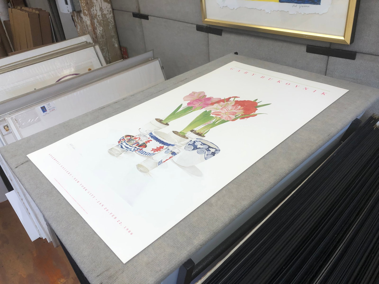 Gary Bukovnik - California Still Life No. 14 - 1986 Offset Lithograph 40 x 22"" - 7