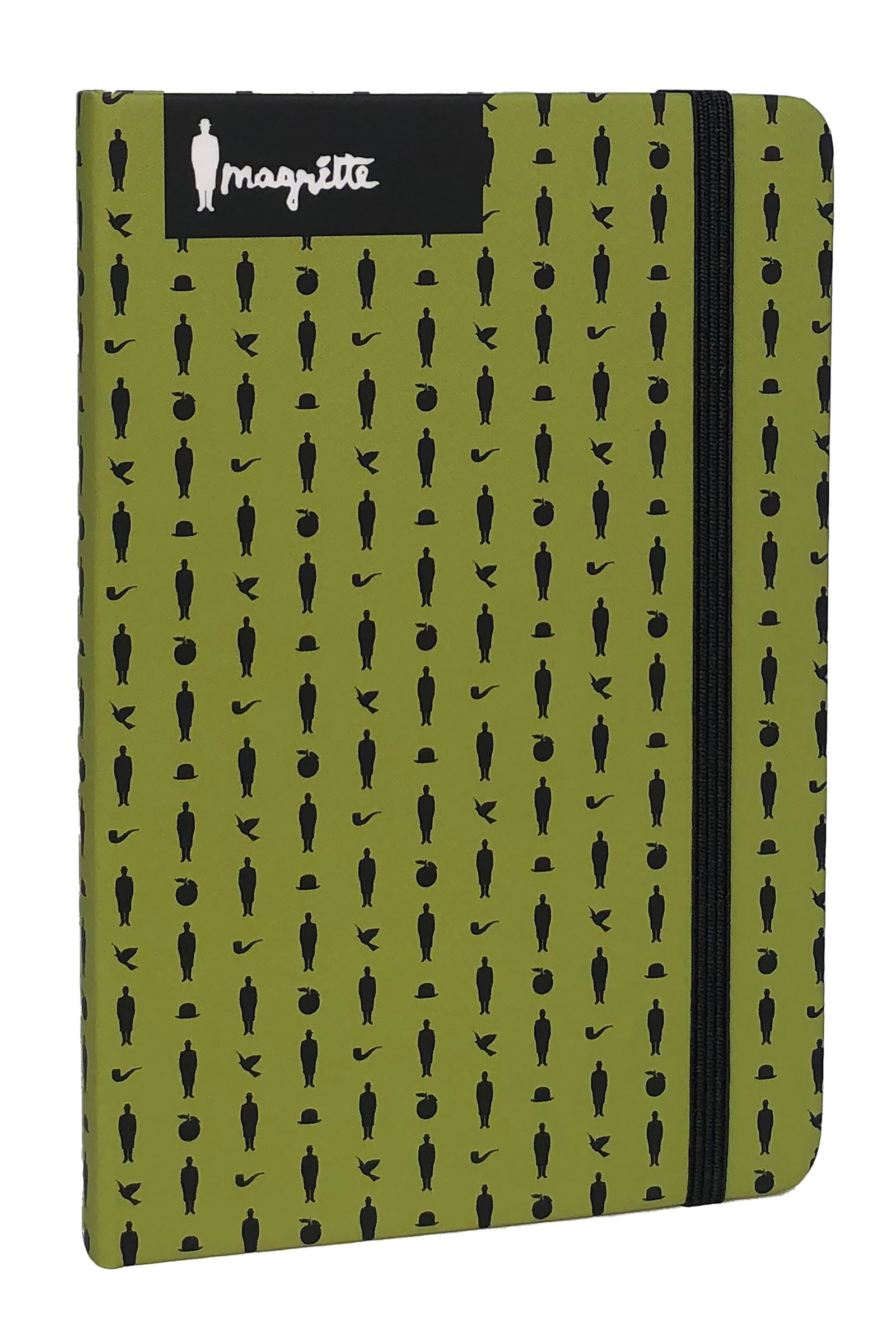 Rene Magritte - Green Pattern (sm) Notebook - 2012 5.5 x 3.5"": Title: Rene Magritte - Green Pattern (sm) Notebook - 2012 5.5 x 3.5" Description: "Green Pattern (sm) Notebook" by Rene Magritte, 2012 Unsigned Notebook. Paper size is 5.5 x 5.5 x 3.5 inches, with an