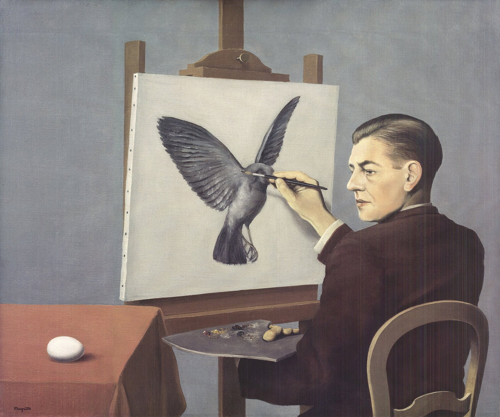 Rene Magritte - La Clairvoyance - 2005 Offset Lithograph 19.75 x 27.5"" - 4