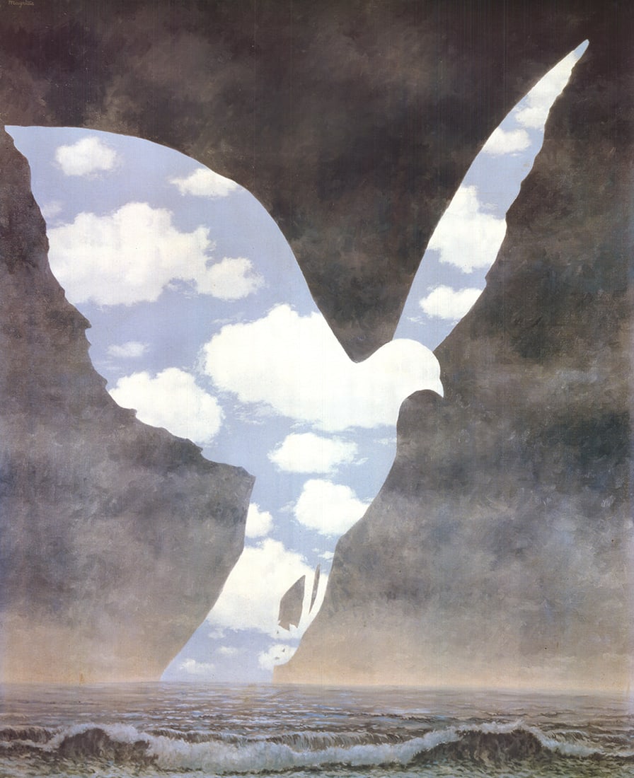 Rene Magritte - La Grande Famille - 1998 Offset Lithograph 51.5 x 39.5"" - 2