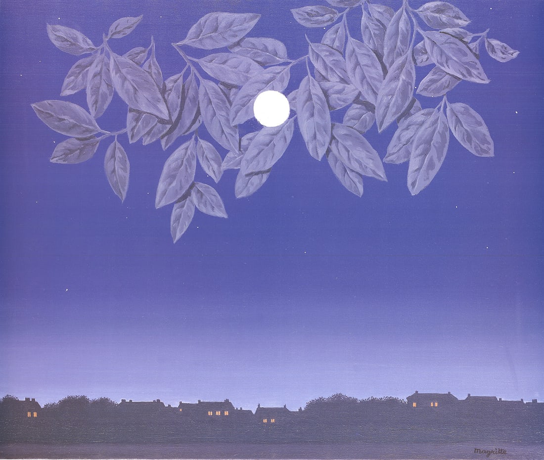 Rene Magritte - La Page Blanche - 1998 Offset Lithograph 36.5 x 39"" - 2