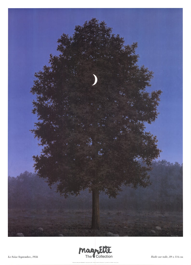 Rene Magritte - Le Seize Septembre - 1998 Offset Lithograph 51 x 36.5"" (1 of 4)