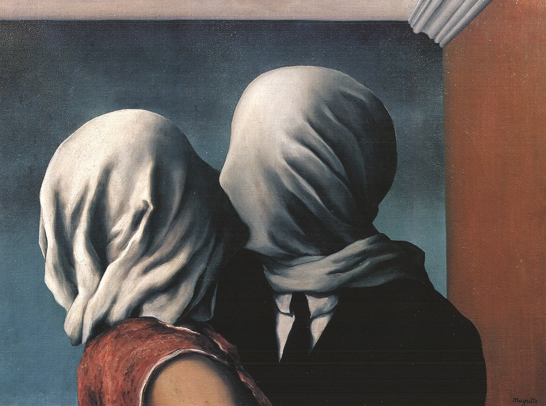Rene Magritte - Les Amants (Lovers) (Mini) - 2012 Offset Lithograph 8.25 x 11.75"" - 2