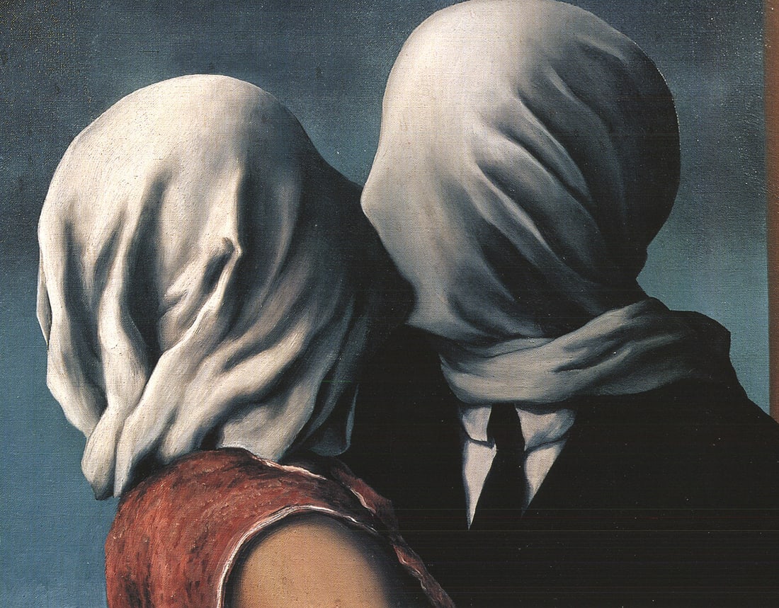 Rene Magritte - Les Amants (Lovers) (Mini) - 2012 Offset Lithograph 8.25 x 11.75"" - 3