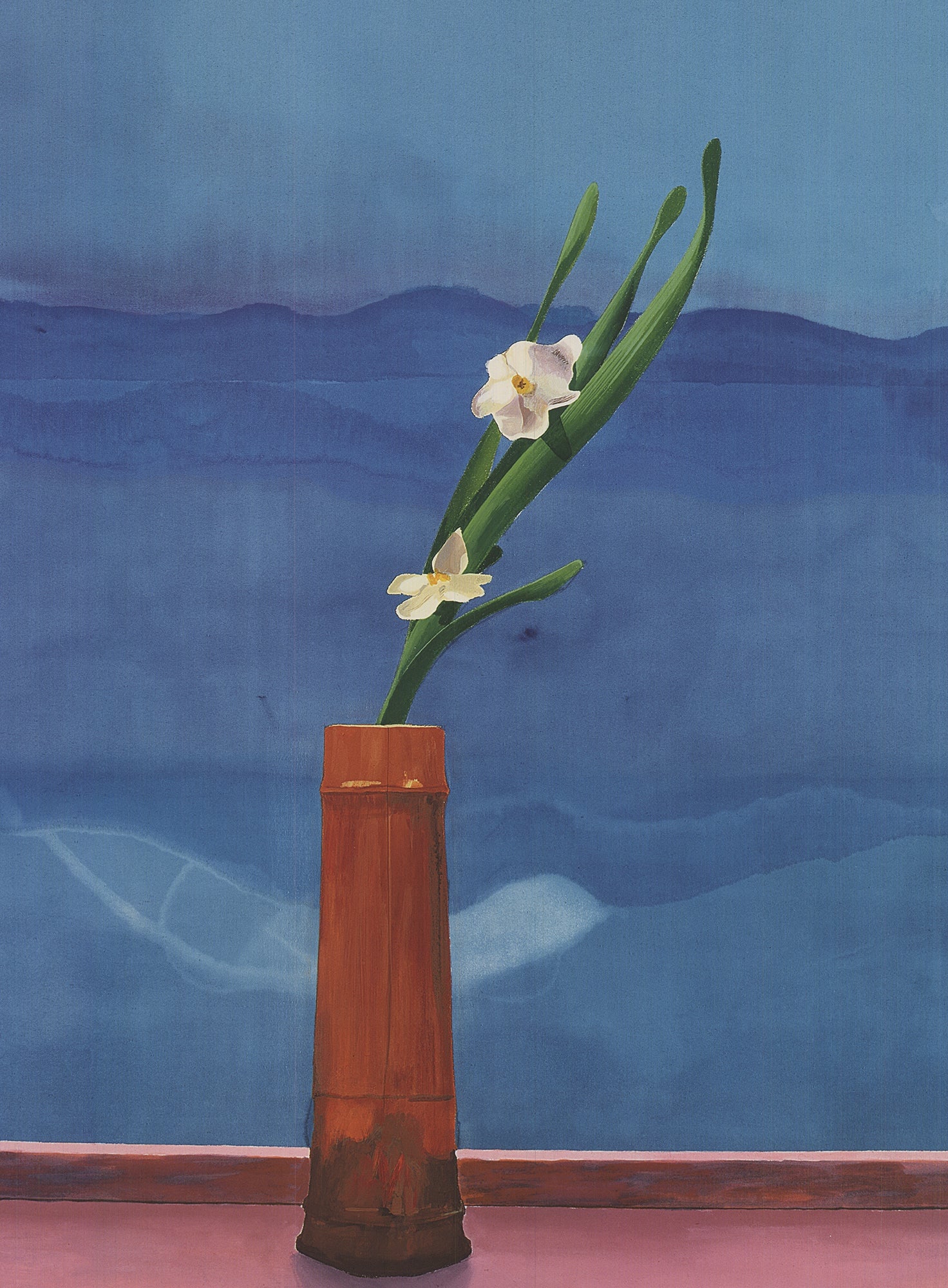 David Hockney - Mount Fuji and Flowers - 2016 Offset Lithograph 34 x 25"" - 3
