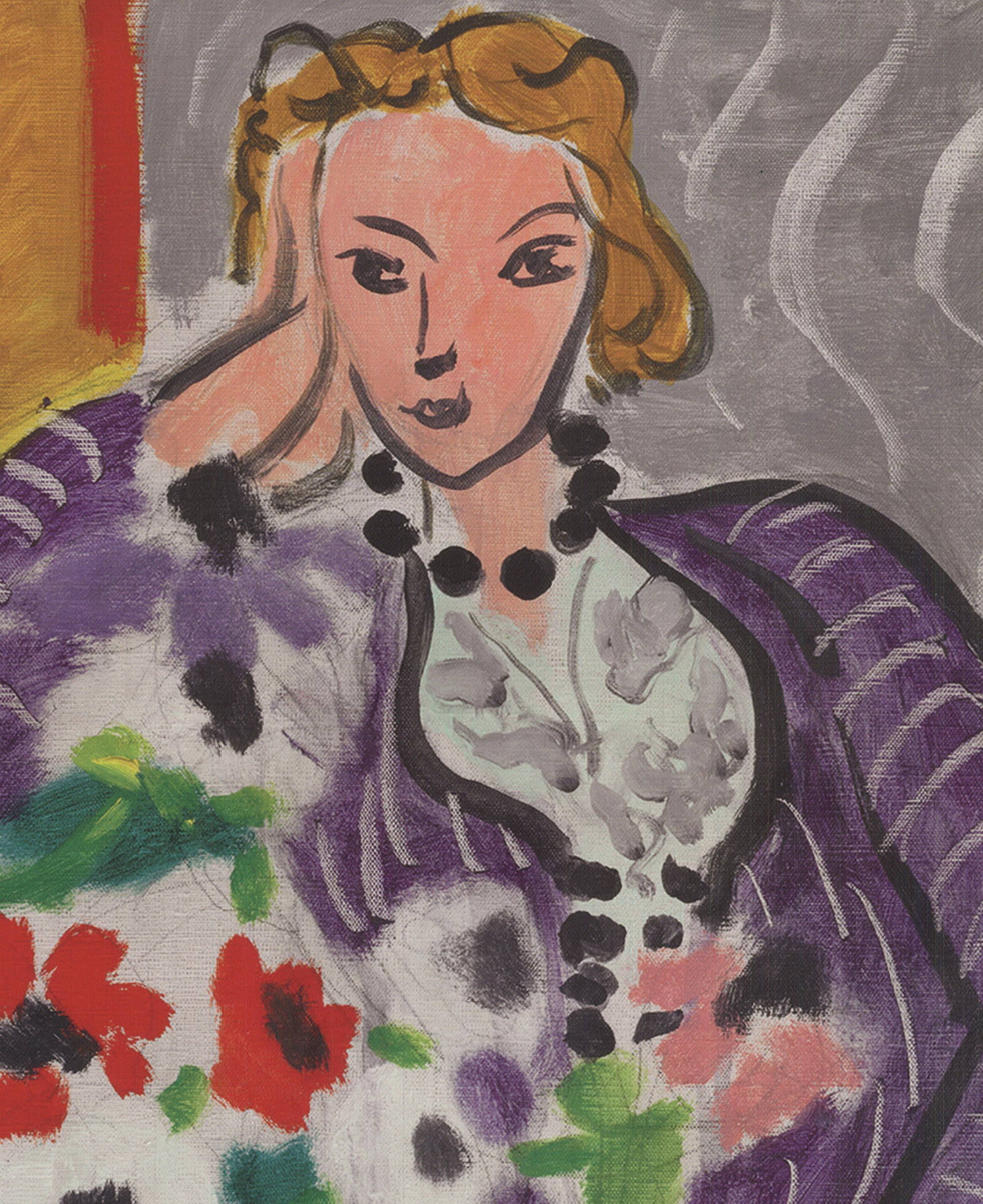 Henri Matisse - Purple Robe and Anemones - 2004 Offset Lithograph 33 x 24"" - 2