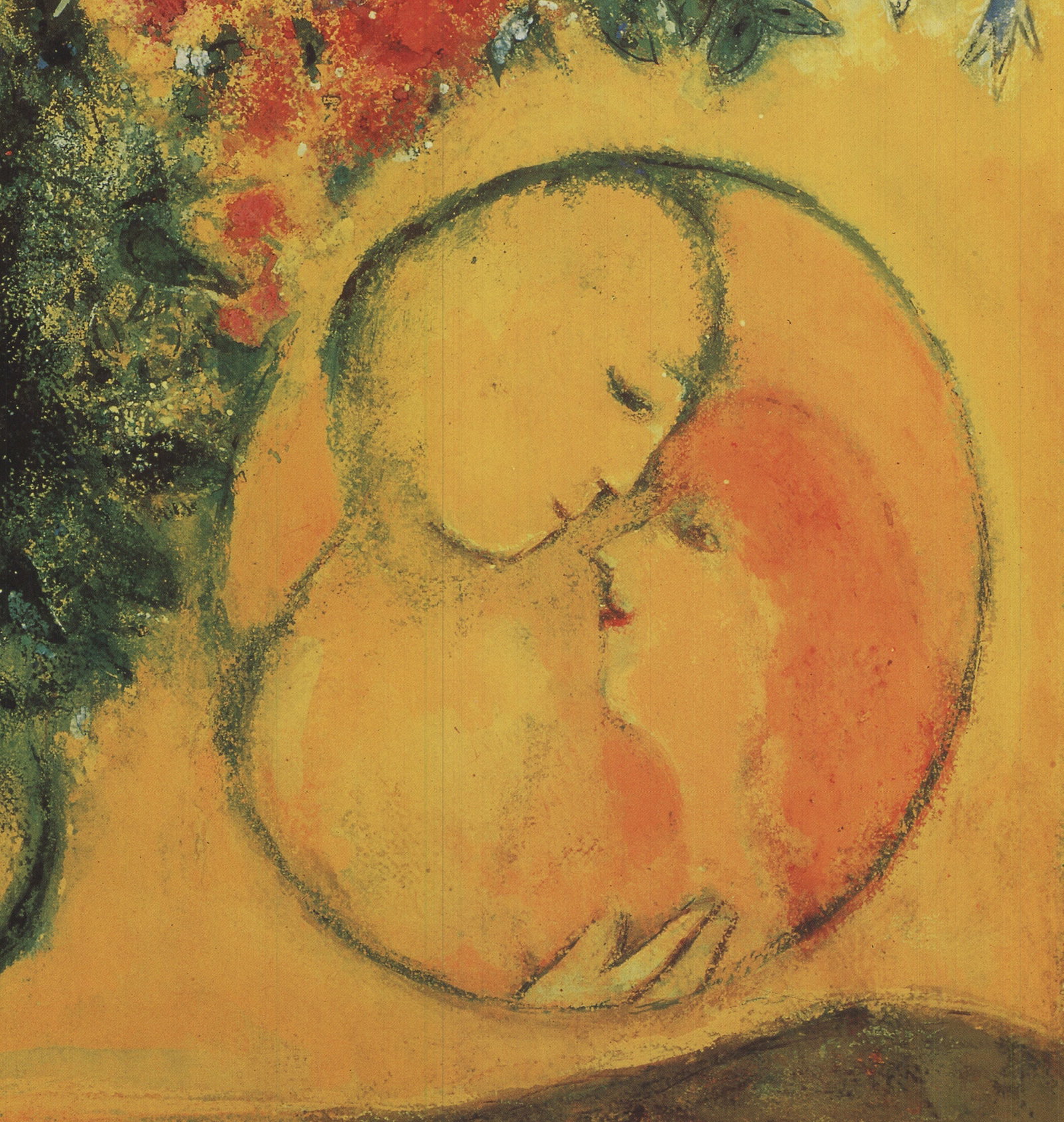 Marc Chagall - Sun and Mimosa - 1994 Offset Lithograph 17 x 12"" - 3