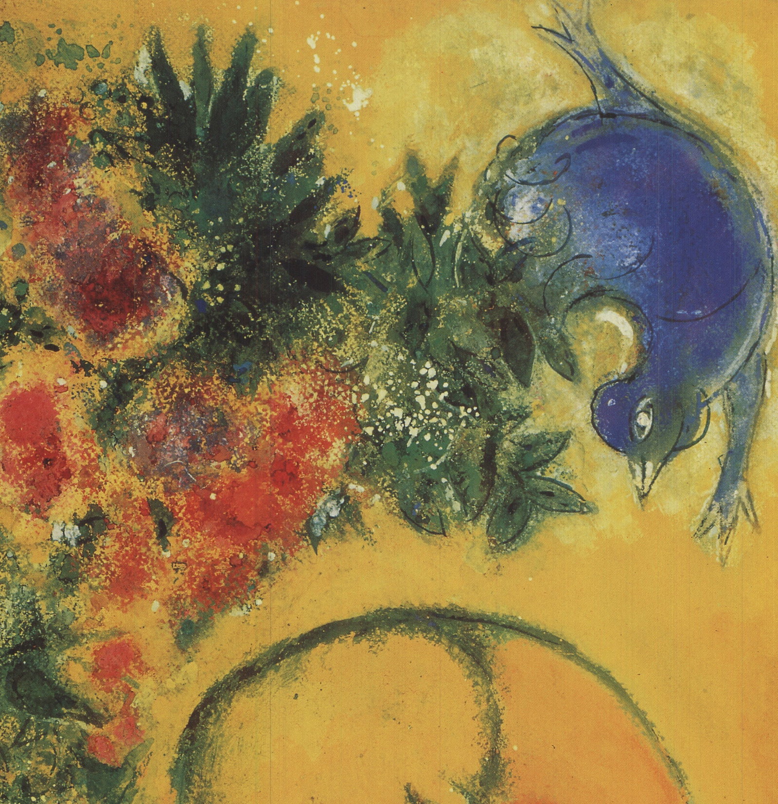 Marc Chagall - Sun and Mimosa - 1994 Offset Lithograph 17 x 12"" - 4