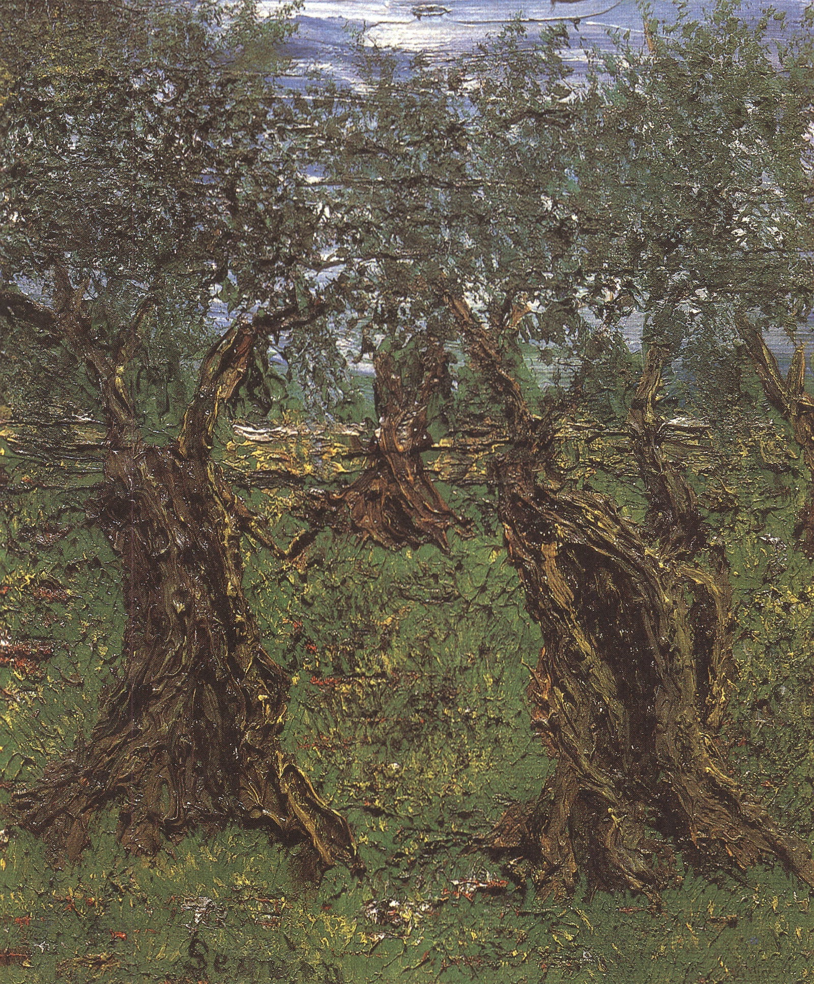Luis Segura - Trees - Offset Lithograph - SIGNED 19.75 x 13.75"" - 3