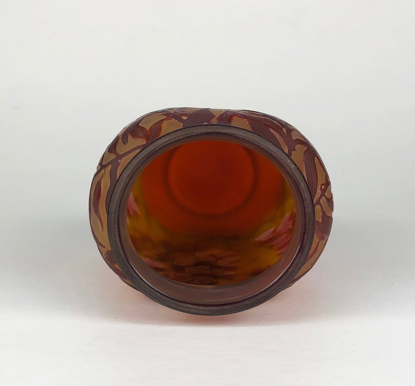 Emile Galle - Vase with Wisteria (After) - 1973 5.75 x 4"" - 3
