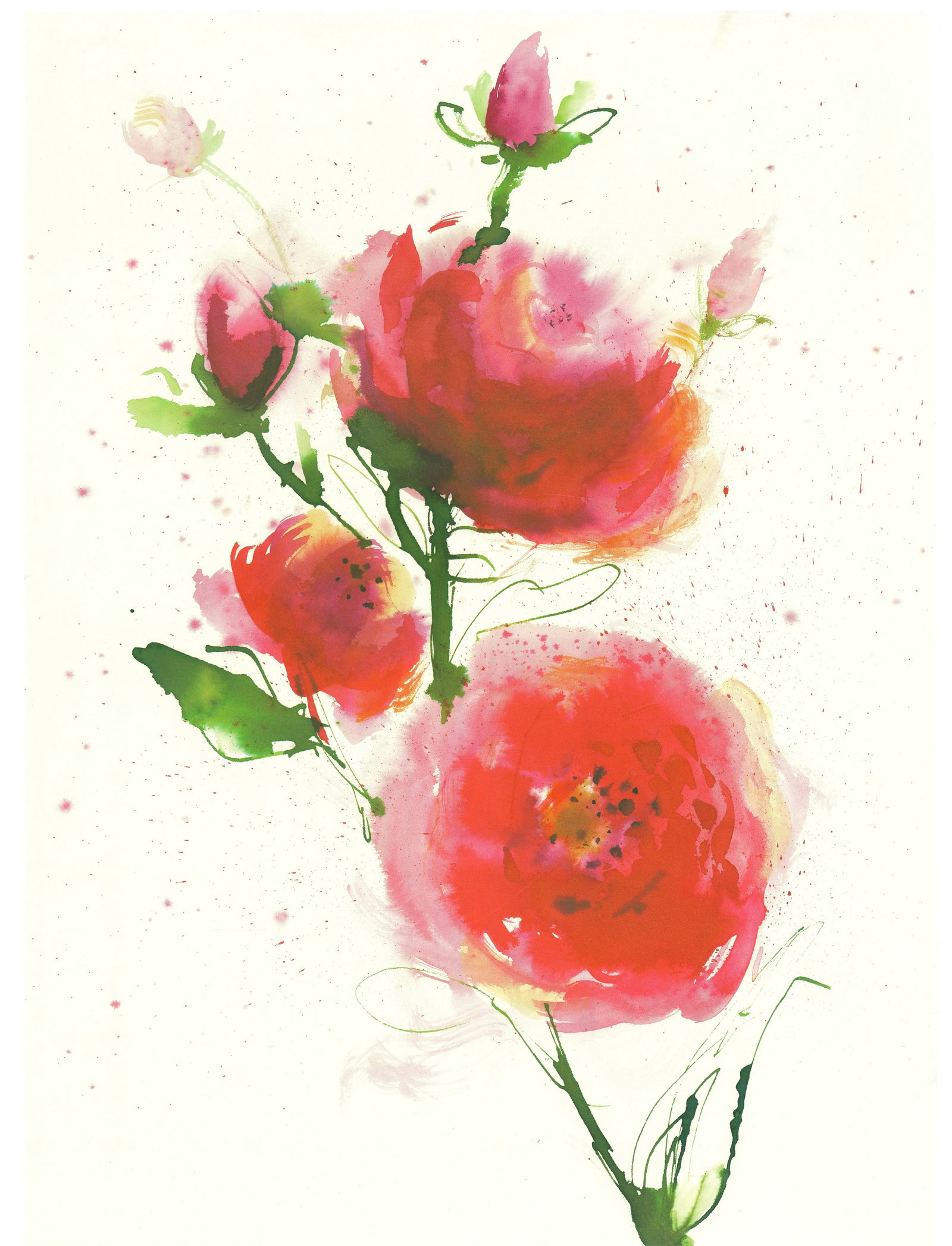 Olivia Wade - Wild Ruby - 2004 Offset Lithograph 32.4 x 23.7"" - 2