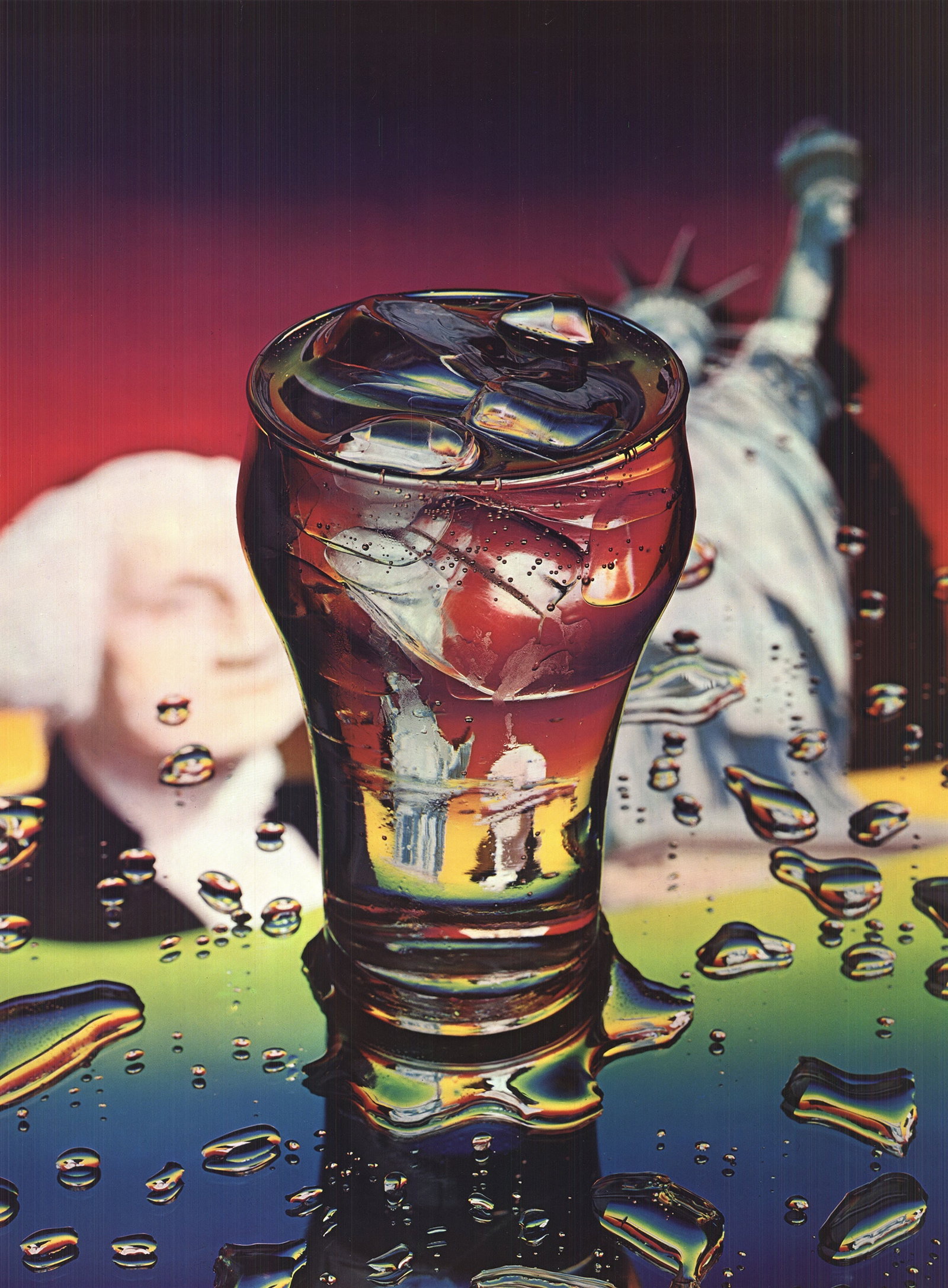 Ben Schonzeit - Yankee Flame - 1976 Offset Lithograph 35 x 24"" - 2