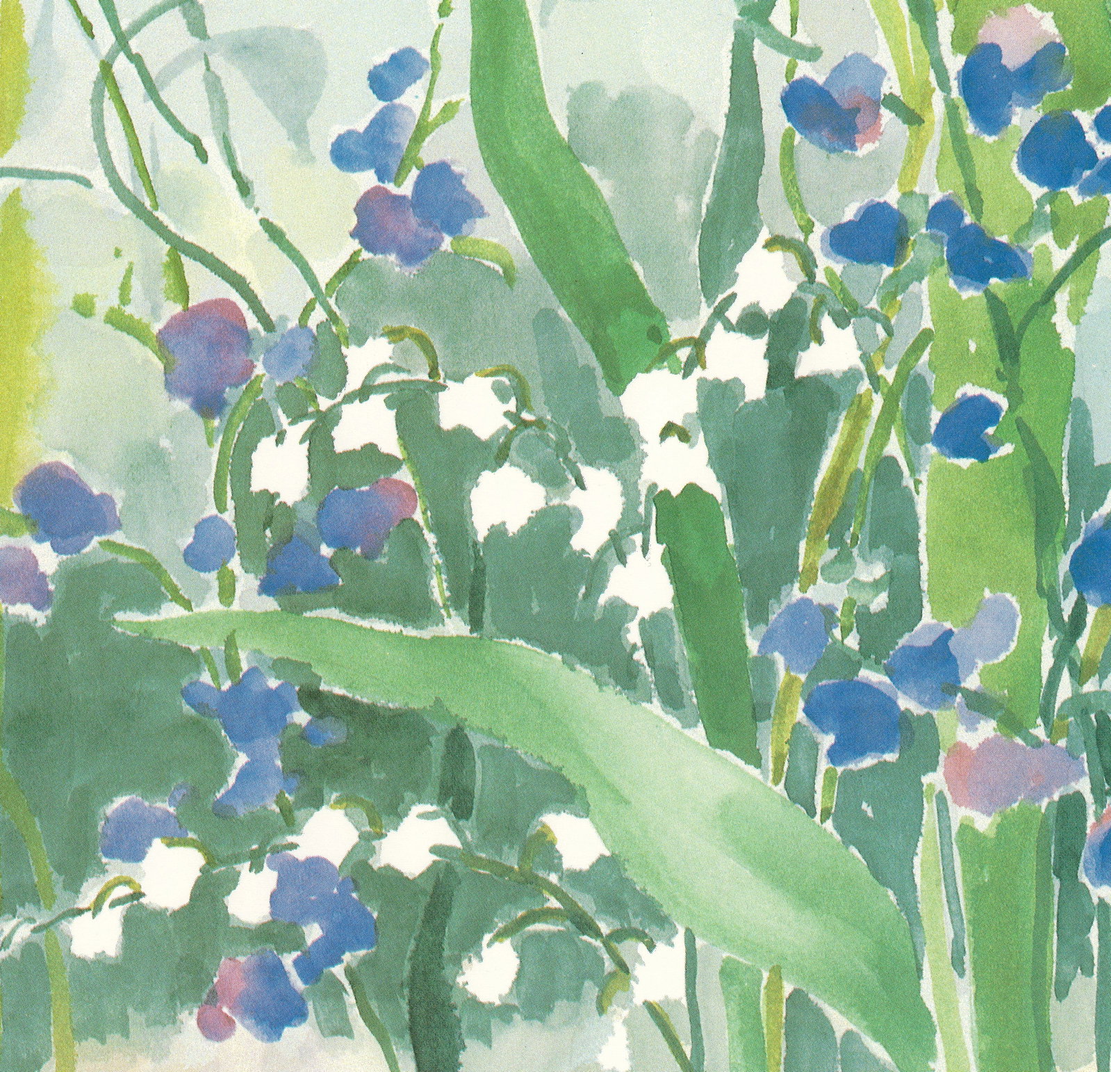 Charlene Winterle Olson - Yellow Tulips - 1985 Offset Lithograph 20 x 16"" - 5