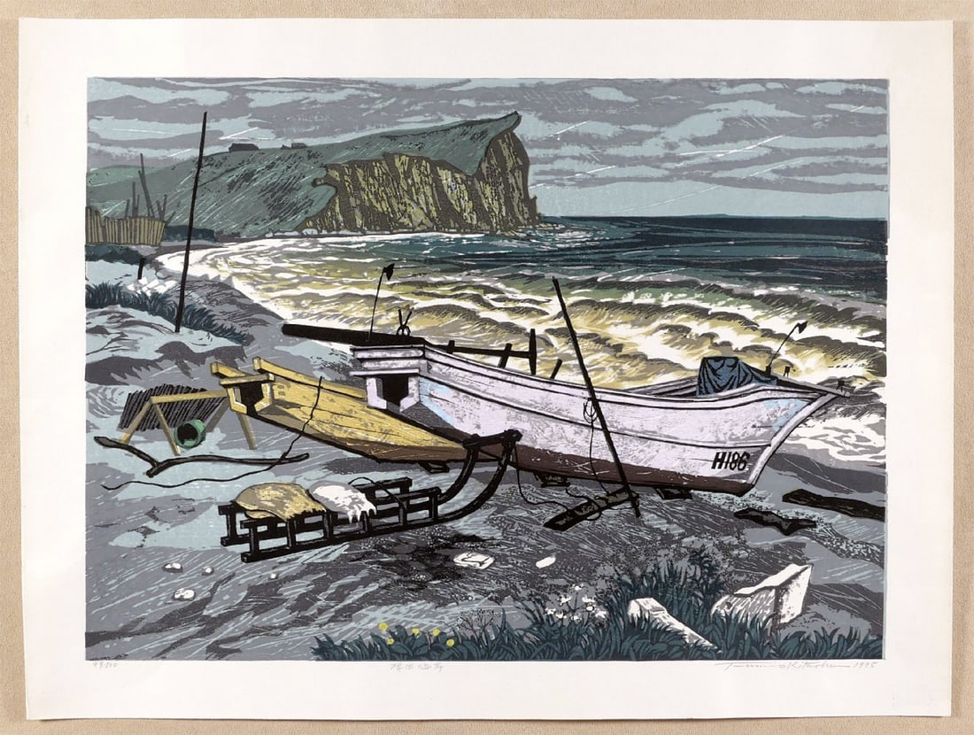 KITAOKA, Fumio 1918-2007): Atsuta Beach (1 of 1)