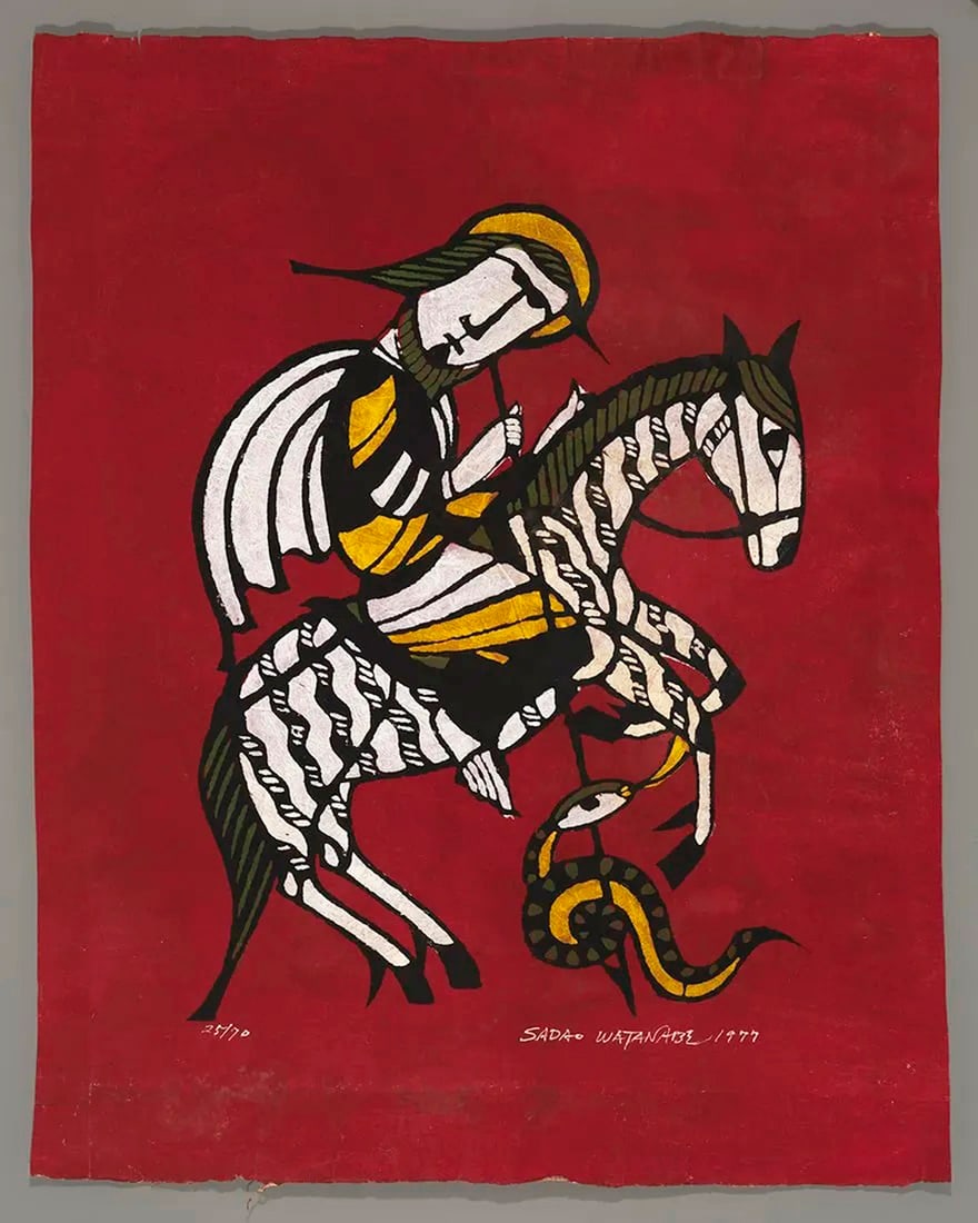 WATANABE, Sadao (1913-1996): St. George Slaying the Dragon (1 of 1)