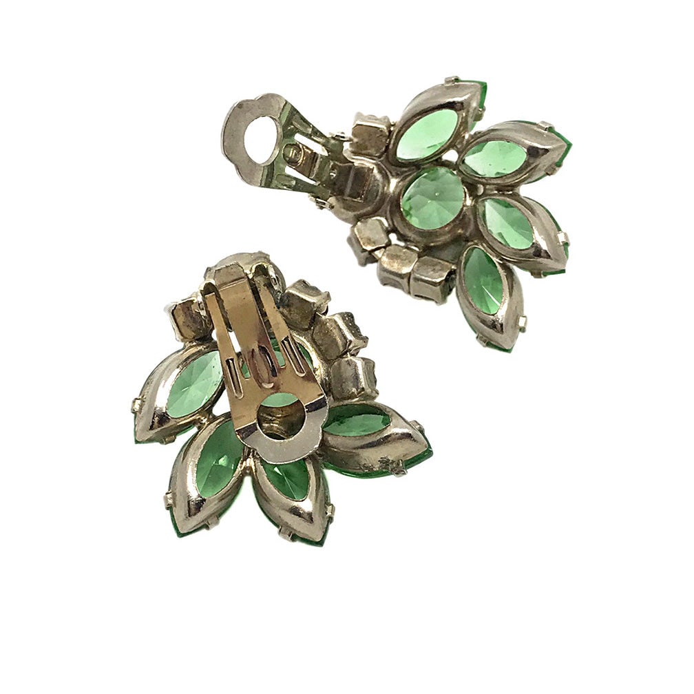 Dande Juliana Green And Clear Earrings - 2