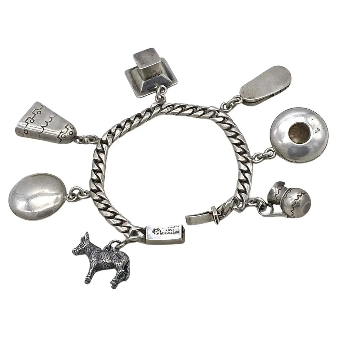 Rosi Sterling Charm Bracelet - 3
