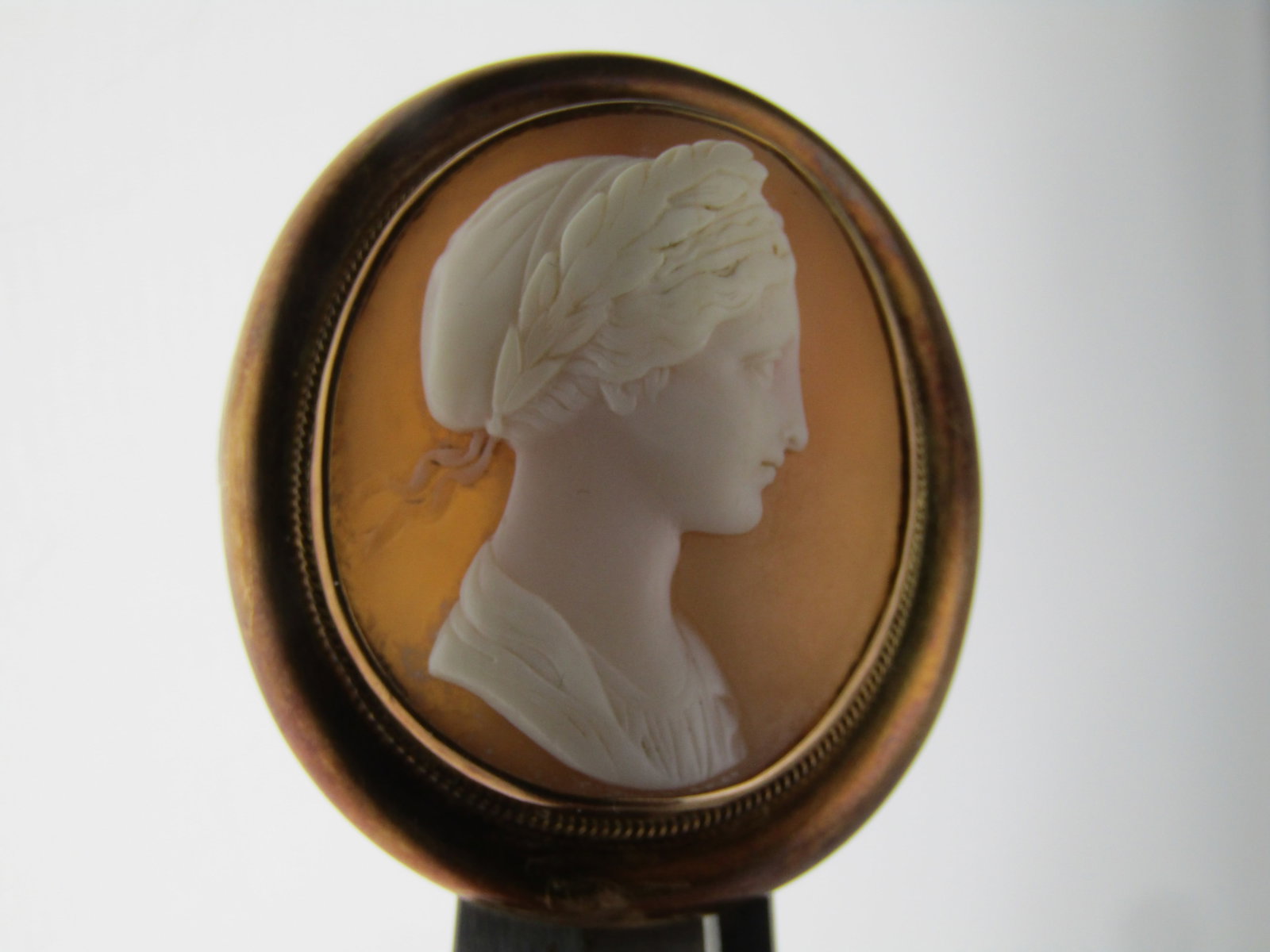 Antique 14kt Cameo Brooch, 1800'S-1910 - 7