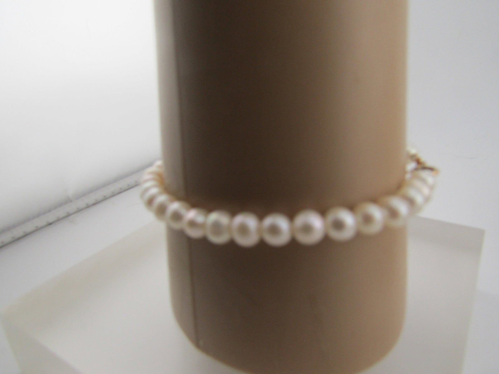 Vintage 5mm Pearl Necklace, Bracelet, Earrings Set, 1980'S-1990'S - 3